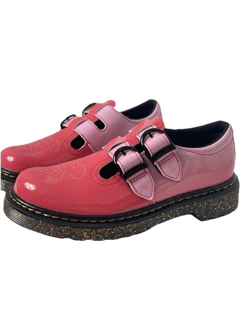 Dr. Martens Pink Gradient
Glitter Mary Jane Shoes Big
Kids Size 1
